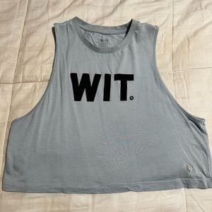 WIT crop top